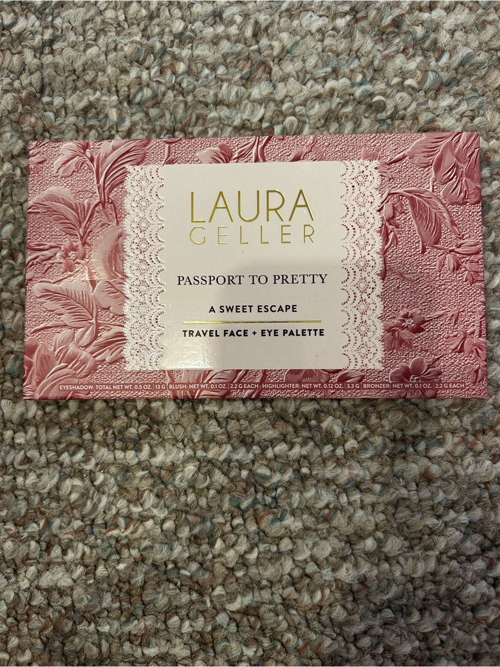 Laura Geller Pink and Gold Passport to Pretty Travel Face & Eye Palette